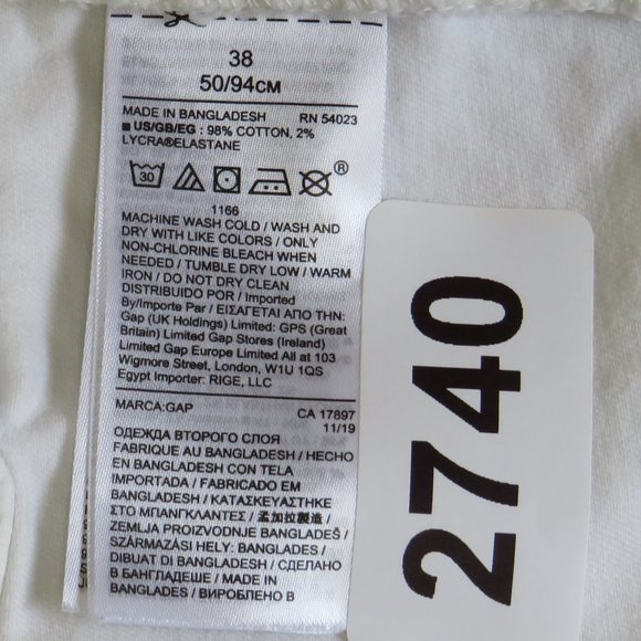 GAP*Men's 1.5" Belt Loop Small Teal Anchor Print White Flat Front Shorts~Size 38 - Picture 5 of 13